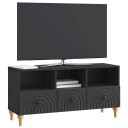  TV skap Svart 102 x 34,5 x 50 cm Konstruert tre