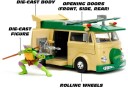 1:24 Teenage Mutant Ninja Turtles  Hollywood Rides  Party Wagon with Donatello Figure TMNT