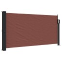 Uttrekkbar sidemarkise brun 100x300 cm