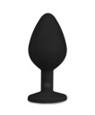 Easytoys Anal Collection Svart analplugg m/ diamant