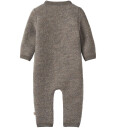 Wheat ull Wheat Levi ullfleecedress til baby brown melange