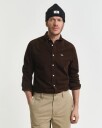 Gant Bomullscorduroy skjorte i regular fit RICH BROWN L