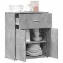  Skjenk grå 60x31x70 cm konstruert tre 8721012493698