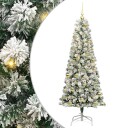  Kunstig sammensatt juletre med LED  stripelys 180 cm PVC