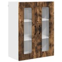  Kjøkkenskap med hylle Røkt eik 60 x 31 x 80 cm Konstruert tre