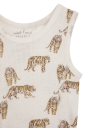 Hust & Claire Fecel ull/tencel singlet tiger   french oak   92