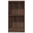 Bokhylle brun eik 40x24x76 cm konstruert tre