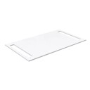 Korsbakken Benkeplate HPL med Håndkleholder Hvit Matt / 2 Sider 80cm