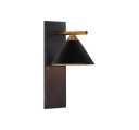 Cleo vägglampa brons/svart