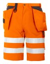 ProJob 6503 Shorts En Iso 20471 Kl 2/1 Orange/Black C54