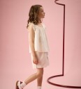 Creamie Shorts Embroidery Cream 140