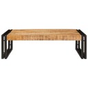  Badehylle med hylle 80 x 50 x 23 cm Massiv mango tre jern