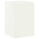 vidaXL Planteholder Hvit 40 x 40 x 60 cm Stål