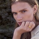 Maanesten Willa Earring Øredobber Gull  female