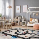 Barneteppe Playmat multi Størrelse: 200 x 280 cm