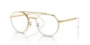 Ray-Ban Briller rb3765v 2500 fra Ray-Ban Hvit metall Rund large