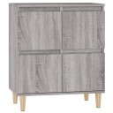 vidaXL Skjenk grå sonoma 60x35x70 cm konstruert tre