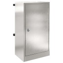 vidaXL postkasse Svart 30 x 23 x 55 cm Rustfritt stål