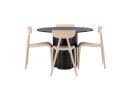 Venture Home Olivia Matgruppe 110 cm Rund med 4 Ursholmen Stoler Beige