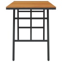 Spisebord   Svart 110x55x62 cm Laget av massivt akasietre