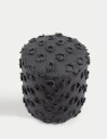 Meric sittepuff 40 cm rund   Antrasitt