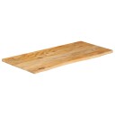  Bordplate 100x60x3,8 cm naturlig kant heltre mango