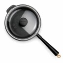 Carl Victor Gold traktørpanne med glasslokk 25 cm