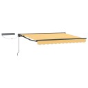vidaXL Elektrisk Utrekkbar Markise sand 3,5 x 2 m