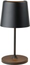 LUMEN LED bordlampe med batteri svart 23 cm IP44 – Halo Design   Stue   Moderne   Metall   Med en lyskilde