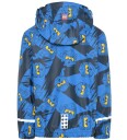 LEGO® Ninjago Regnjakke   PU   Jonathan 103   Blå m. Ninjaer   LEGO® Wear   12 år (152)   Regnjakke