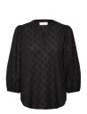 Kaffe Kaenya Blouse 3/4 Sl   Black   34