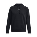 Under Armour Rival Fleece Hoodie, hettegenser dame SM Black /  / White