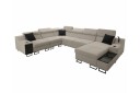 Galbally 5 seters Hjørnesofa   Beige/Svart