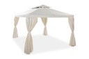 Bermuda Komplett Paviljong 3x3 m NaturHvit