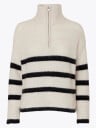 Selected Femme Maline Long Sleeve Knit Half Zip Flerfarget XL