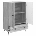  Serviesskap Grå sonoma 66 x 34,5 x 95 cm Konstruert tre