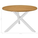 vidaXL Spisebord hvit 120x75 cm MDF