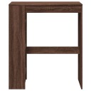  Barbord med stativer brun eik 90x40x103,5 cm konstruert tre 8721158386670