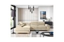 Seksjon Eltap Laurence 278x205x92 cm   Monolith 04 Lys Beige Venstre