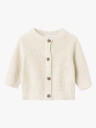 Name It Bubba Long Sleeve Knit Cardigan Hvit 50