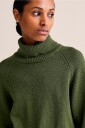 Newhouse   Strikket Turtleneck Iris   Grønn