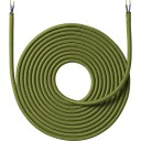 Nielsen Light Stoffledning 4m Olivengrønn 2x0,75 mm²