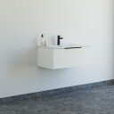 Dansani Mido+ Classic møbelpakke 81x44 cm stripete matt hvit