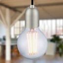 Halo Design E27 fatning, børstet stål