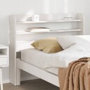  Hodegavl med hyller hvit 75 cm heltre furu 8721102854415