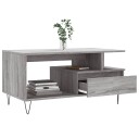  Salongbord grå sonoma 90x49x45 cm konstruert tre 8721012113374