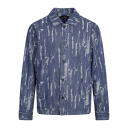 Joaquin Overshirt Dark Denim S Denim structure shirt
