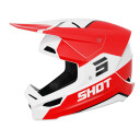Shot Race Gear Crosshjelm Shot Furious Bolt Rød
