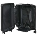  sammenleggbare koffert hard skall 24'svart 43x27x66 cm ABS