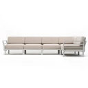 Nardi Maximo 5 hjørnesofa Gesso   Perla